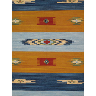 Pasargad Home Anatolian Collection Flat Weave Cotton Area Rug- 9' 0" X 12' 0" , Multi/Multi