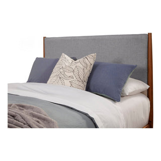 Alpine FurnitureFlynn Panel Bed, Acorn/GreyAloha Habitat