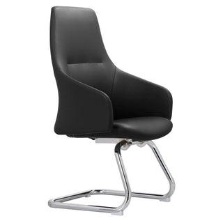 LeisureModLeisureMod | Celeste Series Guest Office Chair in White Leather | CGO20CGO20BLLAloha Habitat