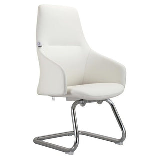 LeisureModLeisureMod | Celeste Series Guest Office Chair in White Leather | CGO20CGO20WLAloha Habitat