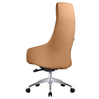 LeisureModLeisureMod | Celeste Series Tall Office Chair in White Leather | COT20COT20LBRLAloha Habitat
