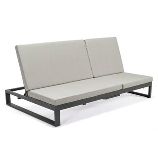 LeisureModLeisureMod | Chelsea Convertible Lounge Reclining Double Chaise With Cushions | CLBL-82CLBL-82BGAloha Habitat