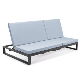 LeisureModLeisureMod | Chelsea Convertible Lounge Reclining Double Chaise With Cushions | CLBL-82CLBL-82LGRAloha Habitat