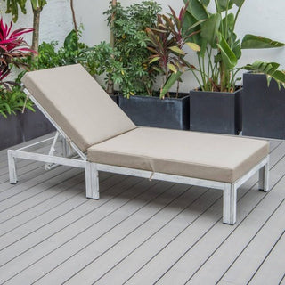LeisureModLeisureMod | Chelsea Modern Outdoor Weathered Grey Chaise Lounge Chair With Cushions | CLWGR-77CLWGR-77BGAloha Habitat