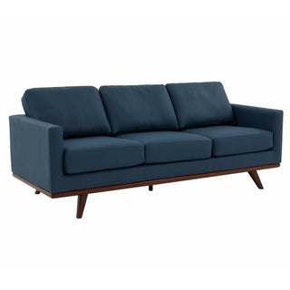 LeisureModLeisureMod | Chester Modern Leather Sofa With Birch Wood Base | CS83CS83NBU-LAloha Habitat