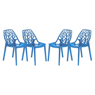 LeisureModLeisureMod | Cornelia Modern Spring Cut-Out Tree Design Stackable Dining Chair | C18TBU4C18TBU4Aloha Habitat