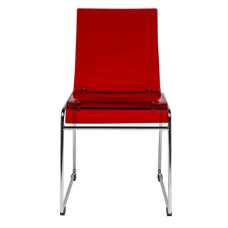 LeisureModLeisureMod | Lima Modern Acrylic Chair, Set of 2 | LC19TR2LC19TR2Aloha Habitat