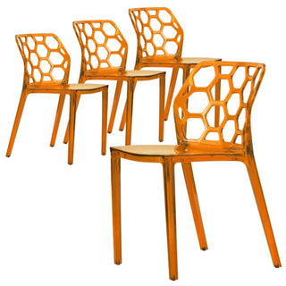 LeisureModLeisureMod | Modern Dynamic Dining Chair Set of 4 | DC19TOR4DC19TOR4Aloha Habitat