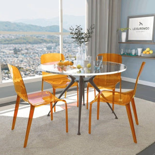 LeisureModLeisureMod | Murray Modern Dining Chair, Set of 4 | MC204MC20TOR4Aloha Habitat