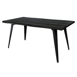 LeisureModLeisureMod | Ravenna Modern Rectangular Wood 63" Dining Table With Metal Legs | RTM63RTM63GRAloha Habitat