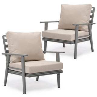 LeisureModLeisureMod | Walbrooke Modern Grey Patio Arm Chair, Set of 2 | WGR-31-27R2WGR-31-27BG2Aloha Habitat