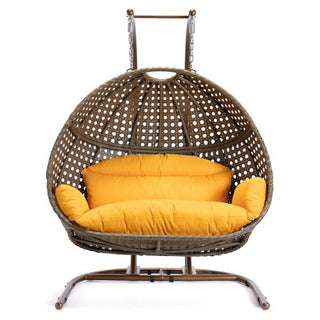 LeisureModLeisureMod | Wicker Hanging Double Egg Swing Chair | EKDBGEKDBG-57AAloha Habitat