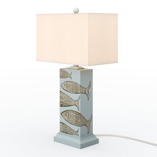 Lux LightingPompano 28" Coastal Fish Table lamp, (Set of 2)LUX-2060-BLUE/NATAloha Habitat
