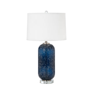 Lux LightingTootsie 30" Blue Glass Table Lamp w/ Crystal Base, (Set of 2)LUX-732-BLUEAloha Habitat