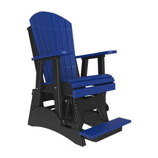 LuxCraft2′ Outdoor Adirondack Balcony Glider Chair2APBAGBBAloha Habitat