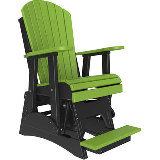 LuxCraft2′ Outdoor Adirondack Balcony Glider Chair2APBAGLGBAloha Habitat