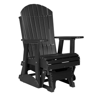 LuxCraft2′ Outdoor Adirondack Glider Chair2APGBKAloha Habitat