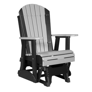 LuxCraft2′ Outdoor Adirondack Glider Chair2APGDGBAloha Habitat