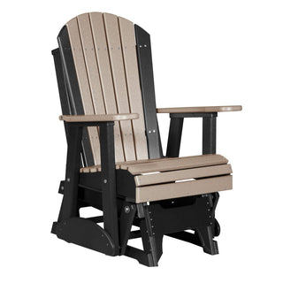 LuxCraft2′ Outdoor Adirondack Glider Chair2APGWWBAloha Habitat