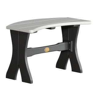 LuxCraft28″ Outdoor Table BenchP28TBDGBAloha Habitat