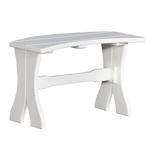 LuxCraft28″ Outdoor Table BenchP28TBWAloha Habitat