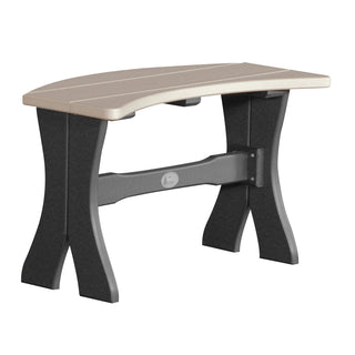 LuxCraft28″ Outdoor Table BenchP28TBWWBAloha Habitat