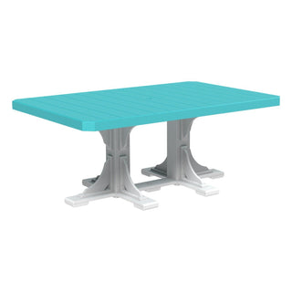 LuxCraft4′ x 6′ Outdoor Rectangular TableP46RTABWDAloha Habitat