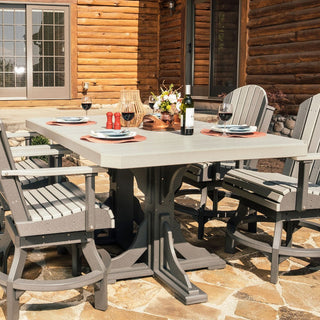 LuxCraft4′ x 6′ Outdoor Rectangular TableP46RTAMDAloha Habitat