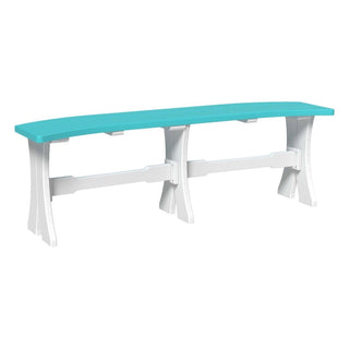 LuxCraft52″ Outdoor Table BenchP52TBABWAloha Habitat