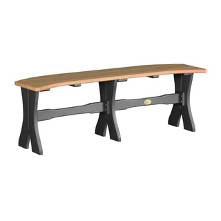 LuxCraft52″ Outdoor Table BenchP52TBCBAloha Habitat