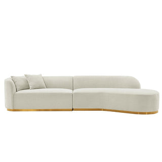 Manhattan ComfortManhattan Comfort | Contemporary Daria Linen Sofa Sectional with PillowsSF012-IVAloha Habitat