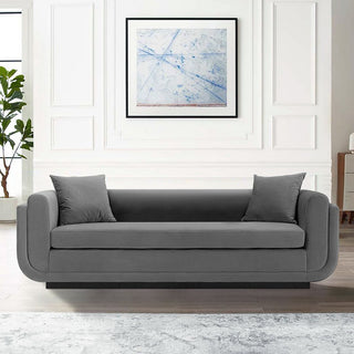 Manhattan ComfortManhattan Comfort | Contemporary Edmonda Velvet Sofa with PillowsSF014-DGAloha Habitat