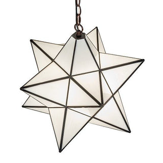 Meyda Lighting18" Wide Moravian Star White Pendant21842Aloha Habitat