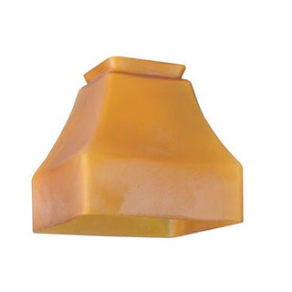 Meyda Lighting5"Sq Bungalow Frosted Amber Shade101510Aloha Habitat