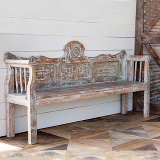Park Hill CollectionPark Hill | Aged Painted Bench | EFS81954EFS81954Aloha Habitat