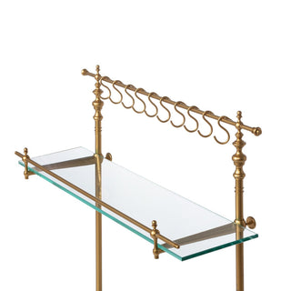 Park Hill CollectionPark Hill | White Marble and Brass Bistro Rack | EAW26057EAW26057Aloha Habitat