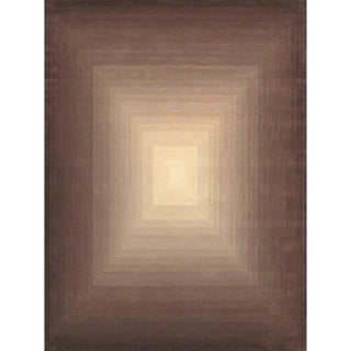 PasargadPasargad Home Rodeo Collection Hand - Tufted Brown/Ivory Bsilk & Wool Area Rug - 7' 9" X 9' 9"PCC - 03 8X10Aloha Habitat