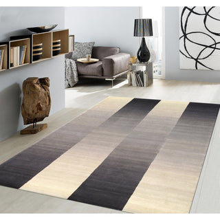 PasargadPasargad Home Rodeo Collection Hand - Tufted Silver/Ivory Bsilk & Wool Area Rug - 5' 0" X 8' 0"PCC - 01 5X8Aloha Habitat