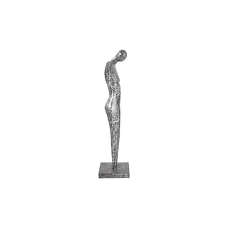 Phillips CollectionAbstract Male Sculpture on Stand, Black/Silver, AluminumID100693Aloha Habitat