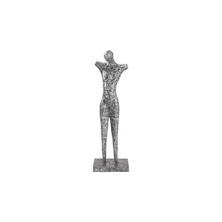 Phillips CollectionAbstract Male Sculpture on Stand, Black/Silver, AluminumID100693Aloha Habitat