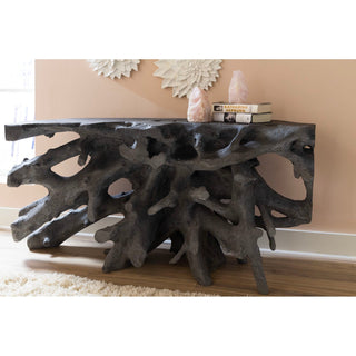 Phillips CollectionBeau Cast Root Console Table, Charcoal StonePH105205Aloha Habitat