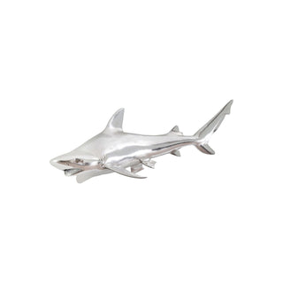 Phillips CollectionBlack Tip Reef Shark Wall Sculpture, Resin, Silver LeafPH63680Aloha Habitat