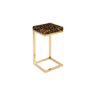 Phillips CollectionCaptured End Table, Gold Flake, Plated Brass BaseCH81117Aloha Habitat