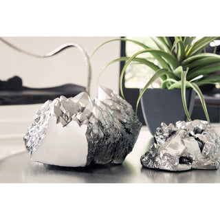 Phillips CollectionCast Crystal Tabletop Accent, Liquid Silver, SMPH103566Aloha Habitat