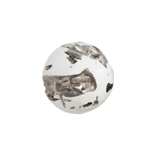 Phillips CollectionCast Root Wall Ball, Silver Leaf, White, LGPH67518Aloha Habitat