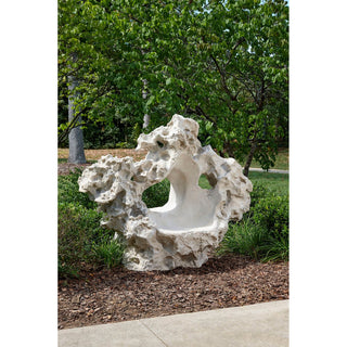 Phillips CollectionColossal Cast Stone Sculpture with Seat, Roman StonePH100740Aloha Habitat