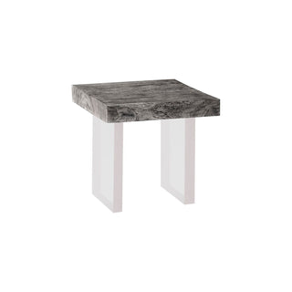 Phillips CollectionFloating Side Table, Gray Stone, Acrylic LegsTH100572Aloha Habitat