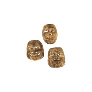 Phillips CollectionIndonesian Masks, Set of 3, Teak Wood, AssortedID103396Aloha Habitat