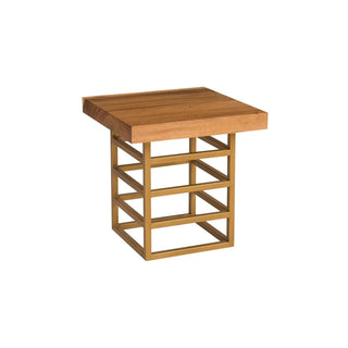 Phillips CollectionLadder Side Table, Suar Wood, Natural/Brass FinishID94268Aloha Habitat