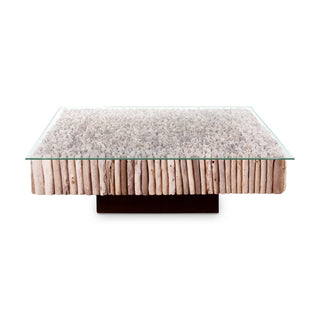 Phillips CollectionManhattan Coffee Table, Square, with GlassPH64007Aloha Habitat